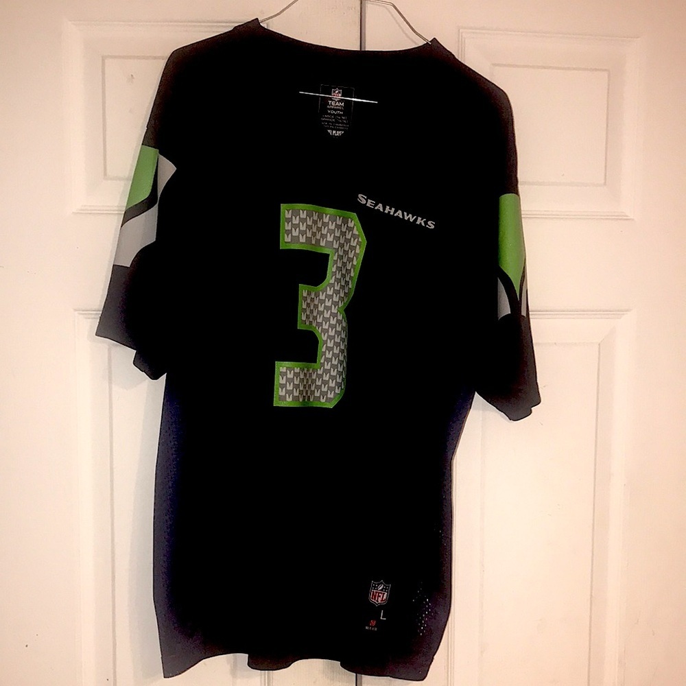 NWOT Boy’s NFL Seahawks Wilson Jersey